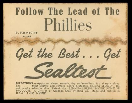 1949 Sealtest Phillies